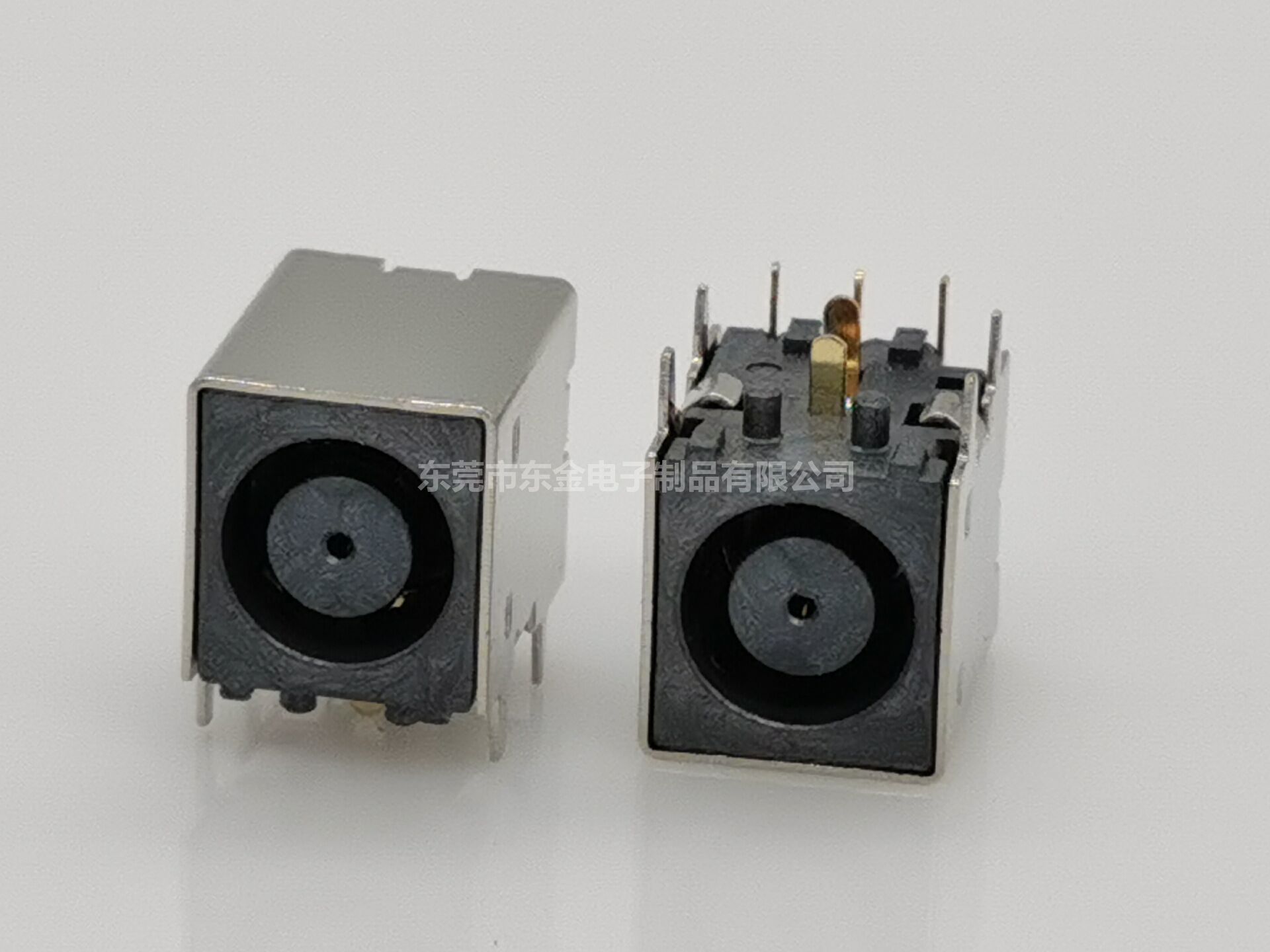 DC插座DC-093大電流10ADC母座DC-102臥（wò）式（shì）五腳（jiǎo）鍍金接（jiē）口